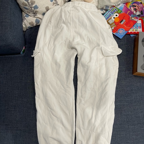 Abercrombie & Fitch Soft White Lounge Pants - Picture 4 of 4